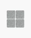 Graf & Lantz Bierfilzl Merino Wool Square Coaster Solid 4 Pack