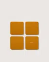 Graf & Lantz Bierfilzl Merino Wool Square Coaster Solid 4 Pack