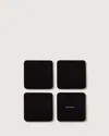 Graf & Lantz Bierfilzl Merino Wool Square Coaster Solid 4 Pack