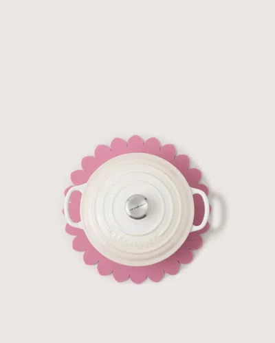 Graf & Lantz Crest Merino Wool 12" Trivet — Final Sale In Pink