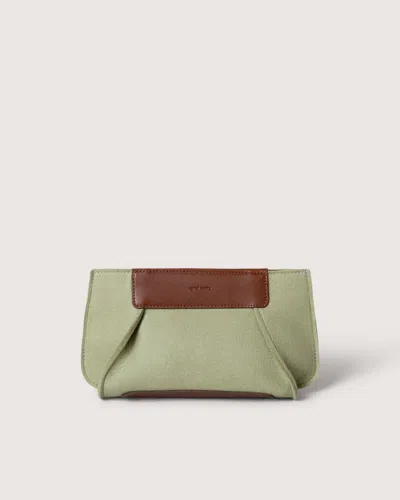 Graf & Lantz Frankie Merino Wool Clutch In Dew