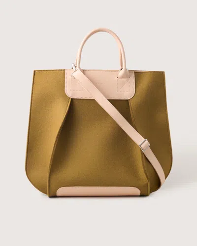 Graf & Lantz Frankie Merino Wool Tote In Brine