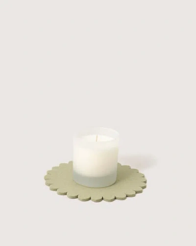 Graf & Lantz Graf Lantz Crest Merino Wool 8" Trivet In Green