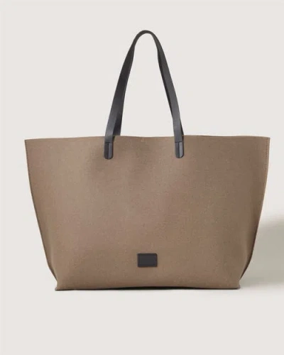 Graf & Lantz Graf Lantz Hana Merino Wool Boat Bag In Brown