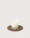 Graf & Lantz Graf Lantz Merino Wool 8" Round Trivet In Brown