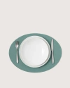 Graf & Lantz Graf Lantz Merino Wool Oval Placemat In Green