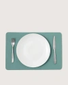 Graf & Lantz Graf Lantz Merino Wool Rectangle Placemat In Green