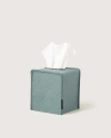 Graf & Lantz Graf Lantz Merino Wool Small Tissue Box Cover In Green