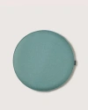Graf & Lantz Graf Lantz Zabuton Merino Wool Round Seat Cushion In Green