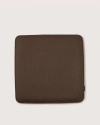 Graf & Lantz Graf Lantz Zabuton Merino Wool Square Seat Cushion In Brown