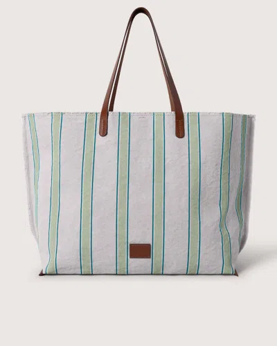 Graf & Lantz Hana Canvas Boat Bag In Juniper
