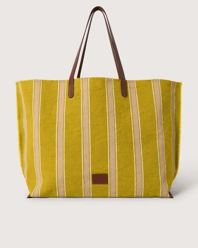 Graf & Lantz Hana Canvas Boat Bag In Wheatfield