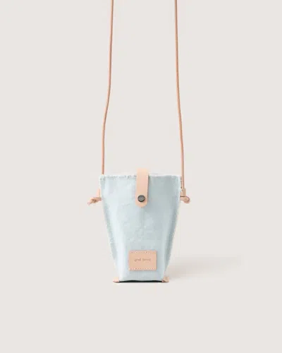 Graf & Lantz Hana Canvas Phone Crossbody In Mist Canvas