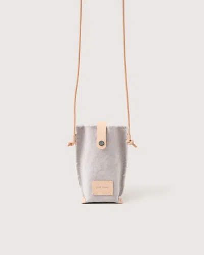 Graf & Lantz Hana Canvas Phone Crossbody In Stone Canvas