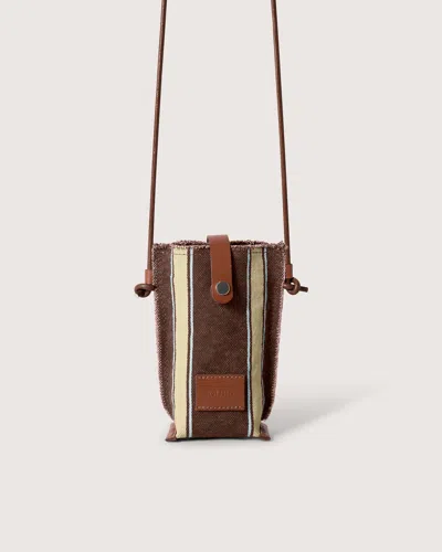 Graf & Lantz Hana Canvas Phone Crossbody In Vineyard