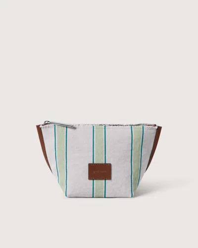 Graf & Lantz Hana Canvas Pouch In Juniper