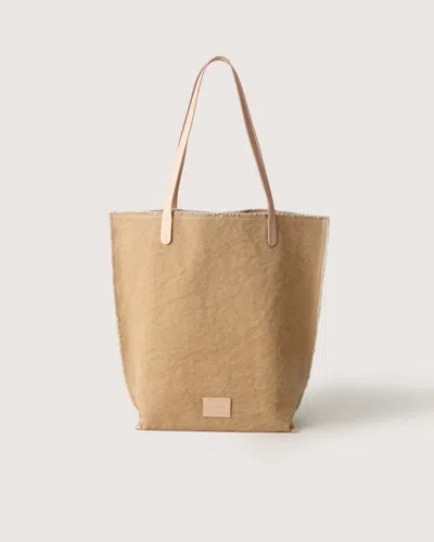 Graf & Lantz Hana Canvas Tote In Sand Canvas