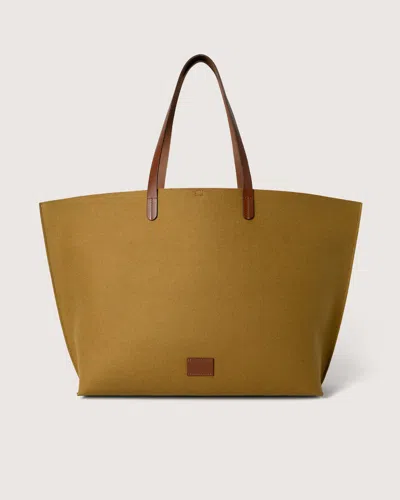 Graf & Lantz Hana Merino Wool Boat Bag In Brine