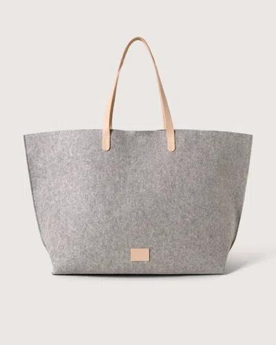 Graf & Lantz Hana Merino Wool Boat Bag In Granite