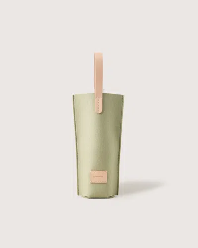 Graf & Lantz Hana Merino Wool Bottle Bag — Final Sale In Green