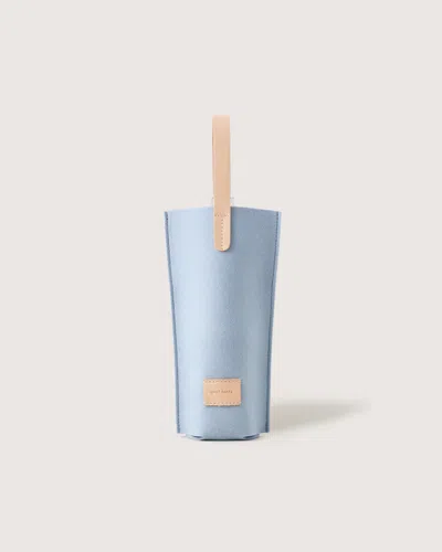 Graf & Lantz Hana Merino Wool Bottle Bag — Final Sale In Blue
