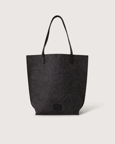 Graf & Lantz Hana Merino Wool Tote In Charcoal