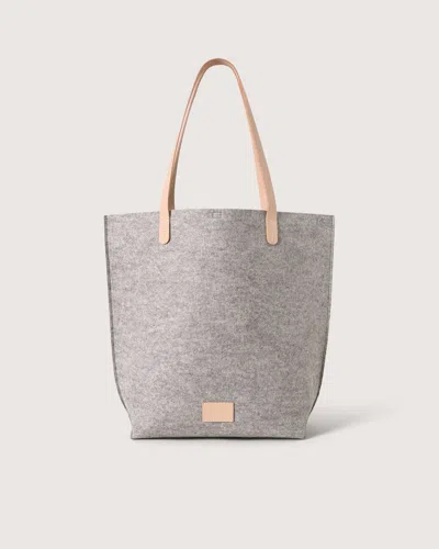 Graf & Lantz Hana Merino Wool Tote In Granite