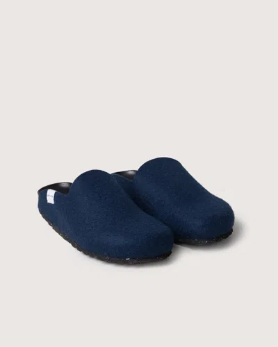 Graf & Lantz Haus Merino Wool Clog — Final Sale In Blue