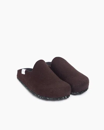 Graf & Lantz Haus Merino Wool Clog — Final Sale In Brown