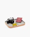 Graf & Lantz Kawabon Leather/merino Wool Large Tray
