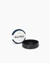 Graf & Lantz Kobon Leather/merino Wool Round Tray 4 Pack Coaster Set