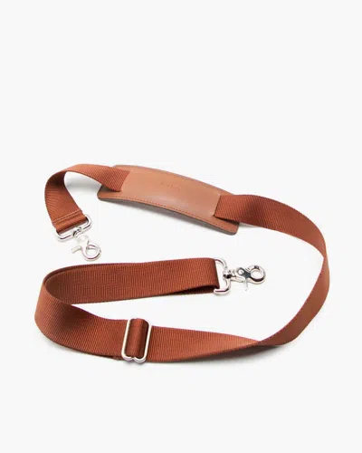 Graf & Lantz Leather Crosstown Strap In Sienna