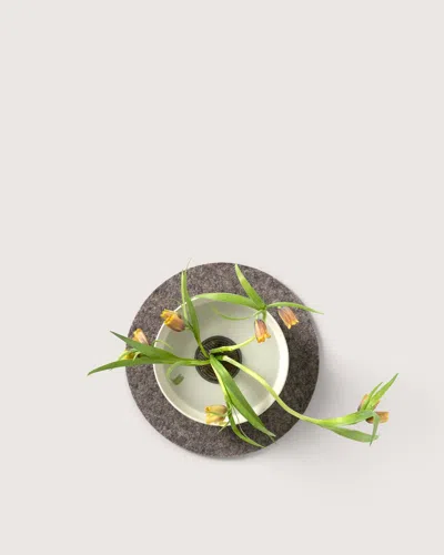 Graf & Lantz Merino Wool 10" Round Trivet In Multi