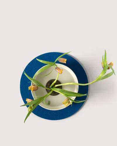 Graf & Lantz Merino Wool 10" Round Trivet In Multi