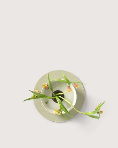 Graf & Lantz Merino Wool 10" Round Trivet In Multi