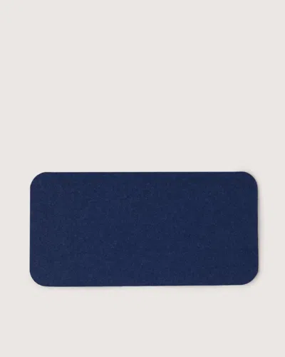 Graf & Lantz Merino Wool 14" Rectangle Trivet — Final Sale In Blue
