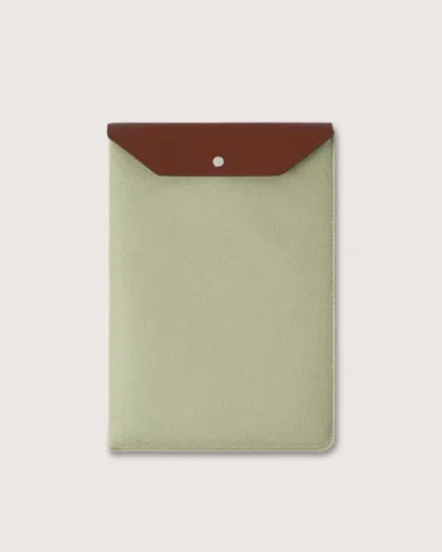 Graf & Lantz Merino Wool 16" Laptop Computer Sleeve In Animal Print