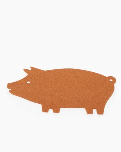 Graf & Lantz Merino Wool Felt Pig Trivet — Final Sale