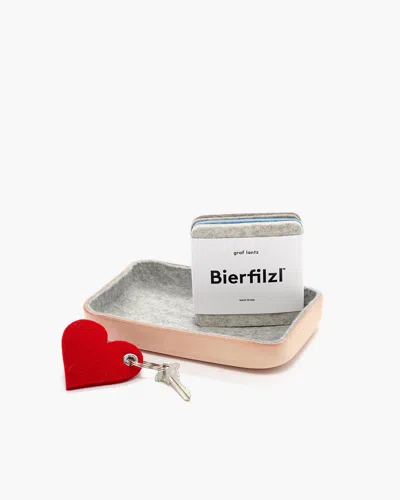 Graf & Lantz Merino Wool Housewarming Set In Pink