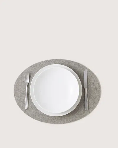 Graf & Lantz Merino Wool Oval Placemat In Multi