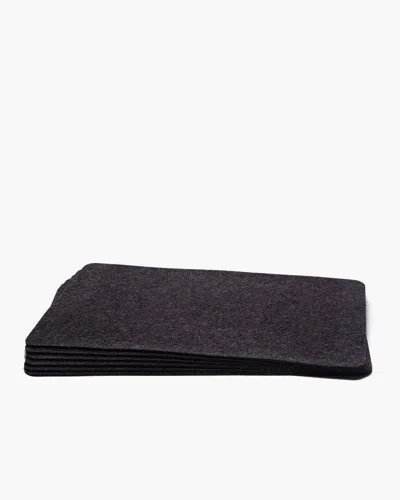 Graf & Lantz Merino Wool Rectangle Placemat - 6 Pack In Multi