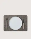 Graf & Lantz Merino Wool Rectangle Placemat In Multi