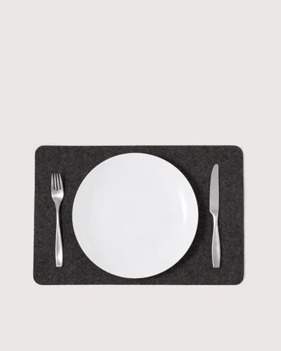 Graf & Lantz Merino Wool Rectangle Placemat In Multi