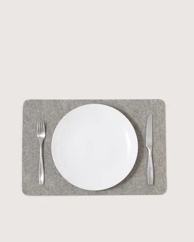 Graf & Lantz Merino Wool Rectangle Placemat In Multi