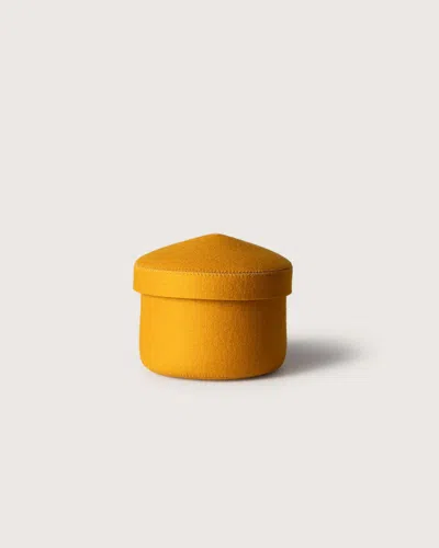 Graf & Lantz Merino Wool Small Bin With Lid