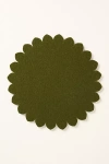 Graf & Lantz Merino Wool Trivet In Green