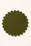 Graf & Lantz Merino Wool Trivet In Green
