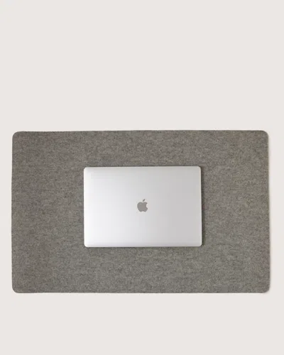 Graf & Lantz Mosen Merino Wool Large Desk Pad In Multi