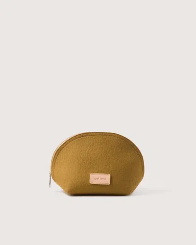 Graf & Lantz Pochi Merino Wool Medium Pouch In Brine