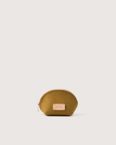 Graf & Lantz Pochi Merino Wool Small Pouch In Brine